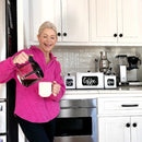 Customizable Metal Kitchen Canisters, Set of Three by Decor Steals