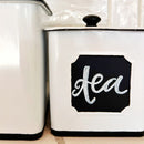Customizable Metal Kitchen Canisters, Set of Three by Decor Steals