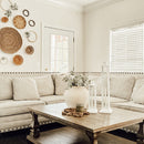Tall Farmhouse White Metal Lanterns, Set of 2 by Decor Steals
