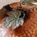 Indoor/Outdoor Metal Pumpkin with Lid by Decor Steals