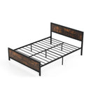 Metal Bed Frame with Headboard and Footboard by LJGDeals