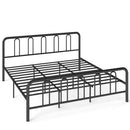 Full/Queen Size Metal Bed Frame with Headboard and Footboard