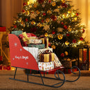 Metal Christmas Santa Sleigh Basket Xmas Santas Gift Storage Sleigh by LJGDeals
