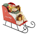 Metal Christmas Santa Sleigh Basket Xmas Santas Gift Storage Sleigh by LJGDeals