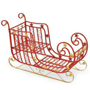 Metal Christmas Santa Sleigh with Large Cargo Area for Gifts by LJGDeals