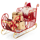 Metal Christmas Santa Sleigh with Large Cargo Area for Gifts by LJGDeals