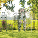 4 Pack 71 x 20 Inches Metal Garden Trellis for Climbing Plants-White by DirectDeals