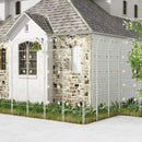 4 Pack 71 x 20 Inches Metal Garden Trellis for Climbing Plants-White by LJGDeals