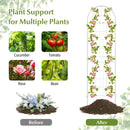 4 Pack 71 x 20 Inches Metal Garden Trellis for Climbing Plants-White by DirectDeals