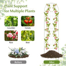 4 Pack 71 x 20 Inches Metal Garden Trellis for Climbing Plants-White by LJGDeals