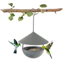 Metal Hanging Bird Feeder and Bath with Weatherproof Dome by LJGDeals