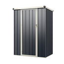 4 x 3 FT Metal Outdoor Storage Shed with Lockable Door-Gray by LJGDeals