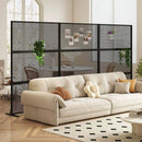 Metal Privacy Screen with Expansion Bolts and Connection Screws-Black by LJGDeals