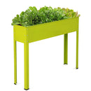 Metal Raised Garden Bed with Legs and Drainage Hole-40 x 11 x 31.5 inches by LJGDeals