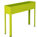 Metal Raised Garden Bed with Legs and Drainage Hole-40 x 11 x 31.5 inches by LJGDeals