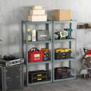 4-Tier Metal Shelving Unit with Anti-slip Foot Pad and Anti-tipping Device by LJGDeals