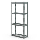 4-Tier Metal Shelving Unit with Anti-slip Foot Pad and Anti-tipping Device by DirectDeals