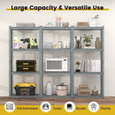 4-Tier Metal Shelving Unit with Anti-slip Foot Pad and Anti-tipping Device by LJGDeals