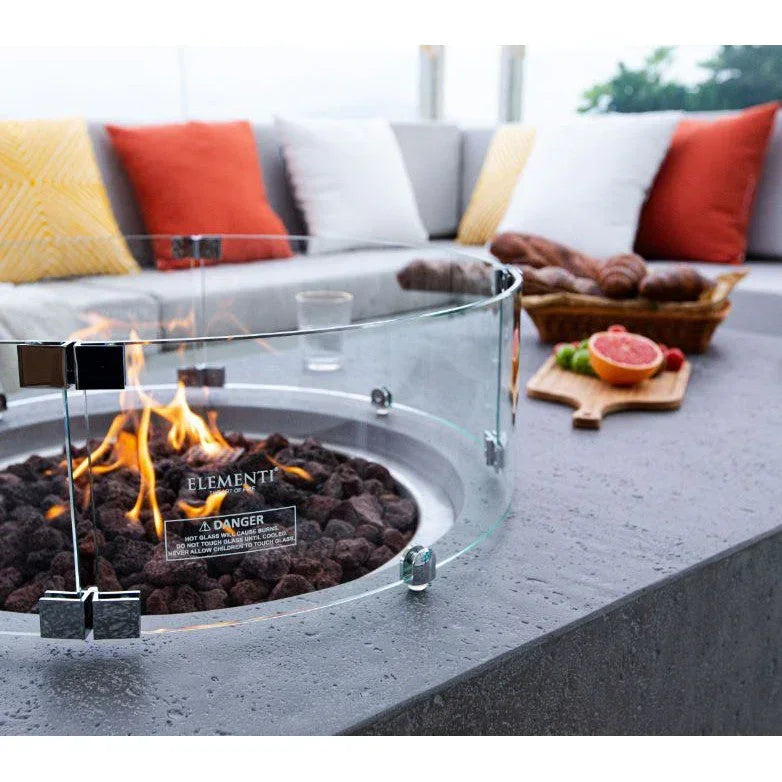 Elementi Metropolis Fire Pit Table - Light Gray, photo 16 of 20