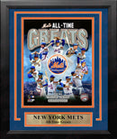 New York Mets All-Time Greats 8" x 10" Framed Baseball Photo by Dynasty Sports & Framing