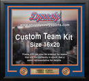 New York Mets Custom MLB Baseball 16x20 Picture Frame Kit (Multiple Colors) by Dynasty Sports & Framing