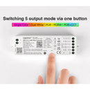 Miboxer WL5 LED Strip Light 5 in 1 Controller for 5050 3528 2835, Smartphone APP Control