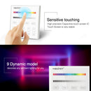MiBoxer RGB/RGBW Wall Mounted Smart Panel Wireless Remote 4 Zones 2.4G RF Compatible with Miboxer WL5, FUT039, FUT045, FUT039W, FUT039S, LS2 Controllers