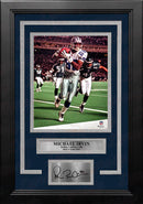 Michael Irvin v. The Eagles Dallas Cowboys 8" x 10" Framed Football Photo with Engraved Autograph by Dynasty Sports & Framing