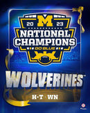 Michigan Wolverines 2023 National Champions 8" x 10" College Football Collage Photo