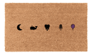 Micro Icons Coir Mat