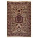 4' x 6' Hand Knotted 100% Wool 16/18 Pak Persian 300 KPSI Area Rug Ivory