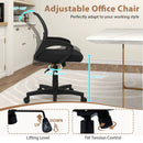 Mid-Back Mesh Office Chair Ergonomic Computer Chair with Lumbar Support-Black by LJGDeals