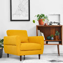 Modern Upholstered Accent Chair Single Sofa Armchair by DirectDeals