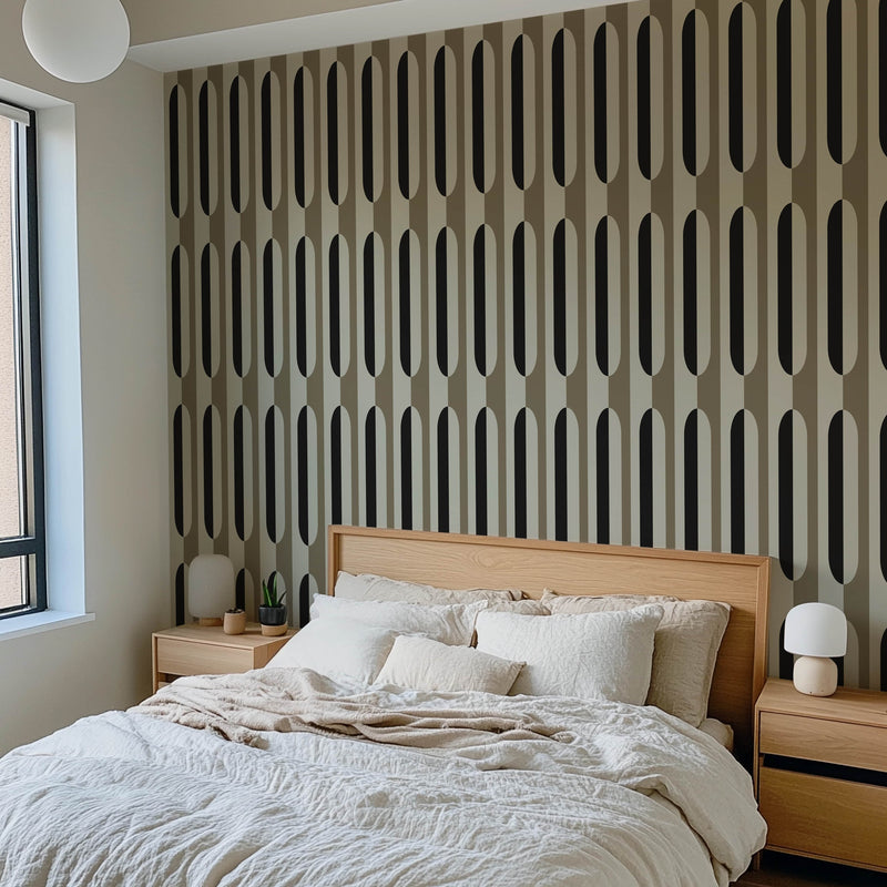 Mid Century Modern Geometric Wallpaper
