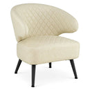 Mid Century Modern Accent Chair with Diamond Stitched Upholstery by LJGDeals