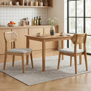 Rattan Dining Chairs Set of 4 with Curved Back by LJGDeals