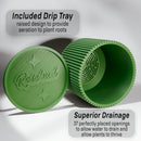 Mid-Century Ribbed Planter