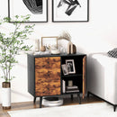 Mid-Century Wood Storage Cabinet with Door and 3 Drawers by LJGDeals