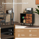 Mid-Century Wood Storage Cabinet with Door and 3 Drawers by LJGDeals