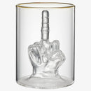 Middle Finger Gifts Whiskey Glass | SINGLE | (12.5 OZ)