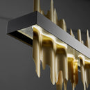 Midnight Shadow Linear Chandelier