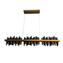 Midnight Shadow Linear Chandelier