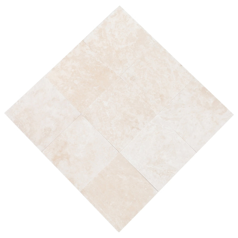 Miletos Ivory Travertine Tiles Honed and Filled Wall and Floor Tile