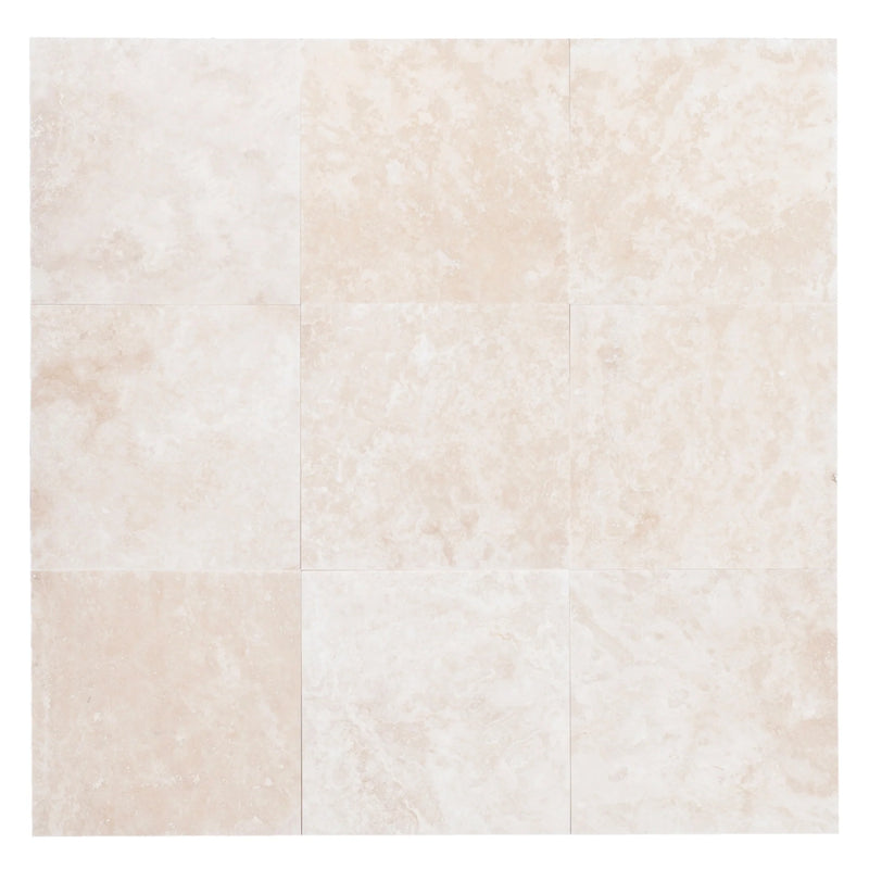 Miletos Ivory Travertine Tiles Honed and Filled Wall and Floor Tile