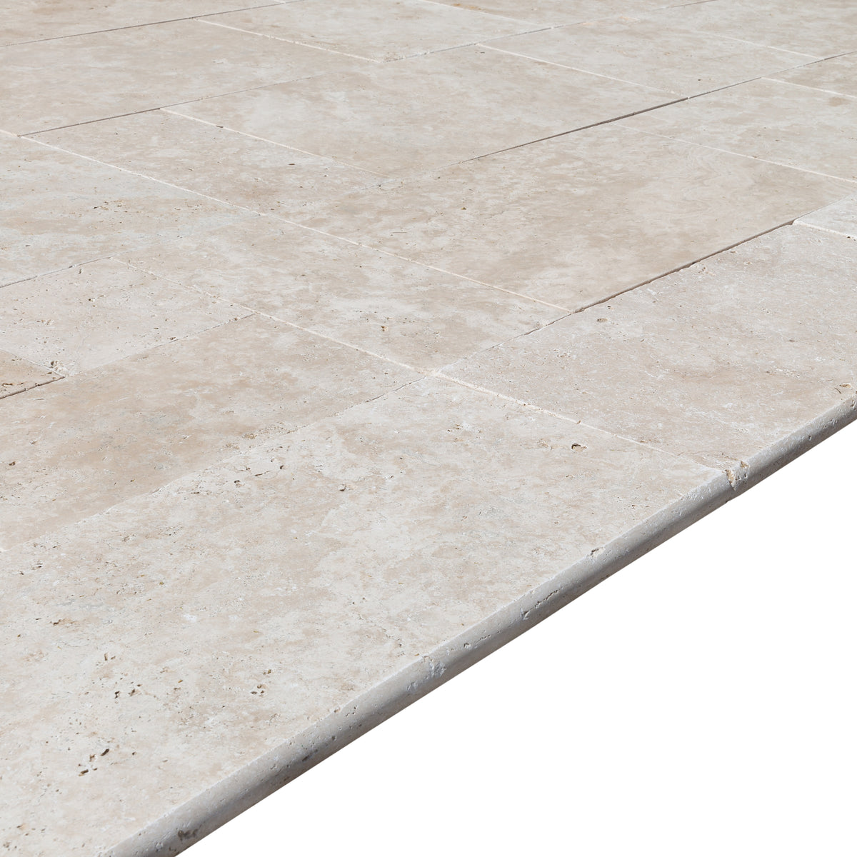 Travertine Miletos Ivory Tumbled Pavers, photo 7 of 11