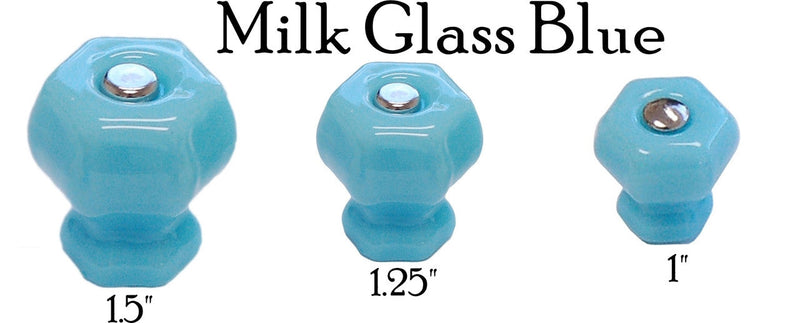 Glass Knob, Hex-Shaped