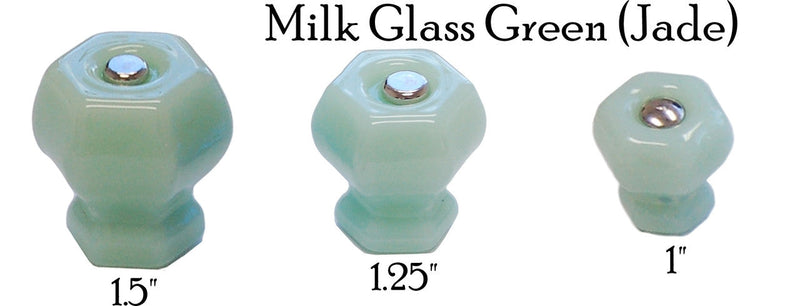 Glass Knob, Hex-Shaped