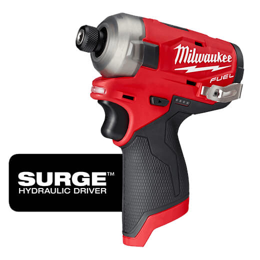 Milwaukee 2551-22 M12 FUEL™ SURGE™ 1/4" Hex Hydraulic Driver Kit