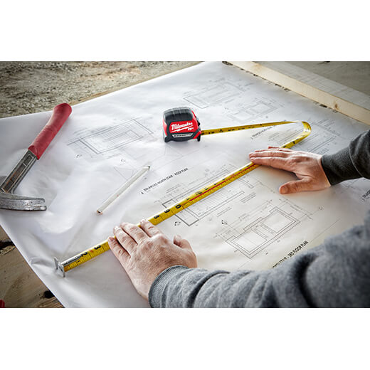 Milwaukee 48-22-0325G 25ft Compact Wide Blade Magnetic Tape Measure 2-Pack