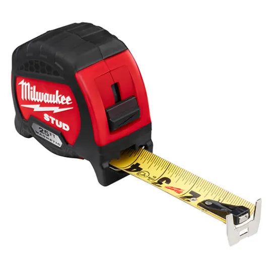 Milwaukee 48-22-9725M 25ft STUD™ Magnetic Tape Measure